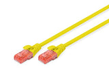 DIGITUS Câbles de brassage CAT 6 U/UTP - 0,5 m - Cat6 - U/UTP (UTP) - RJ-45 - RJ-45