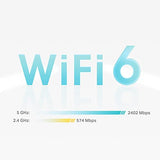 TP-Link DECO X55 (3-Pack) Bi-bande (2,4 GHz / 5 GHz) Wi-Fi 6 (802.11ax) Blanc Interne