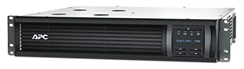 APC Smart-UPS 1500VA LCD RM UPS Rack AC 230V 1000Watt 1500VA Ethernet RS-232 USB oc 4 2U BK with APC UPS Network Management Card