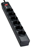 EATON Protection surtension - 2500 W - 6 sorties 220 - 250 V - Noir,Blanc (PS6D)