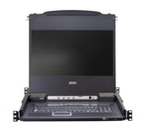 ATEN CL5716MW Console LCD 16/9e 17" 1080p avec switch KVM 16P VGA/USB