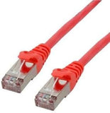 MCL Cordon de brassage RJ45 CAT 6 F/UTP - 5m Rouge
