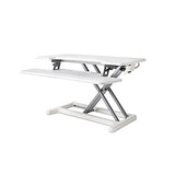 BAKKERELKHUISEN Support bureau assis-debout Riser 2 Blanc