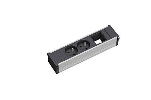 BACHMANN Multiprise CONI pour cadre 2 prises + 1 emplacement