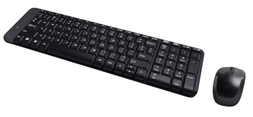 Clavier et souris sans fil Logitech MK220 QWERTY Anglais EEUU