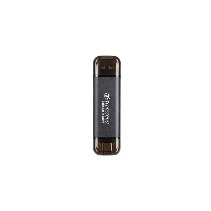 TRANSCEND ESD310C 256Go External SSD USB 10Gbps Type C/A