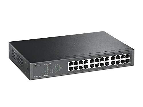Switch réseau RJ45 10/100 METAL 13" - 24 ports