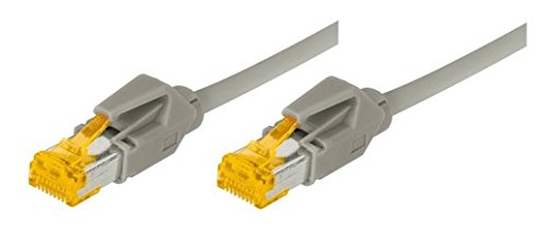 Cordon RJ45 sur câble catégorie 7 S/FTP LSOH snagless gris - 0,3 m