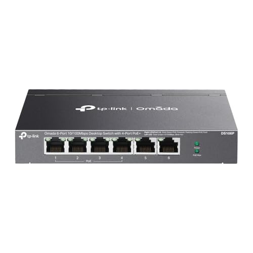 TP-Link Omada Switch Bureau 6xFE PoE+