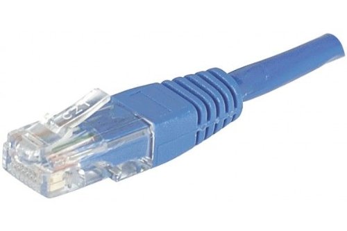 Cordon RJ45 catégorie 6 U/UTP bleu - 15 m