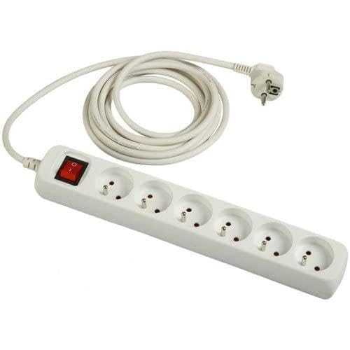 6 Way Multiplug With Switch
