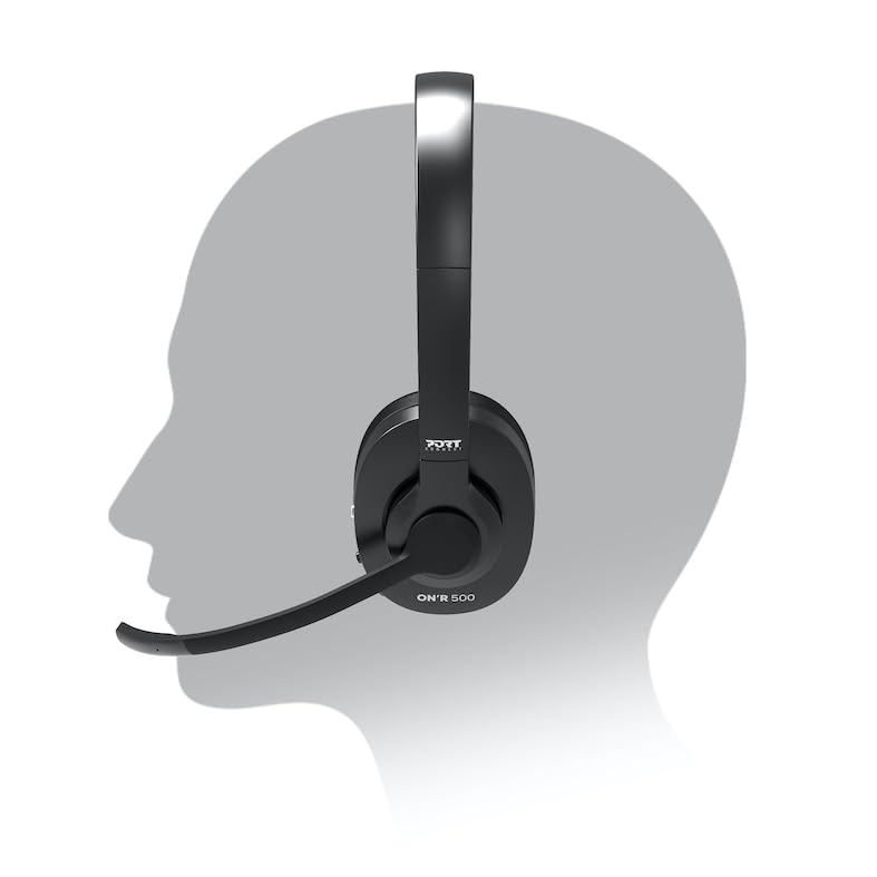 PORT DESIGNS Binaural Headset Bluetooth - Pro