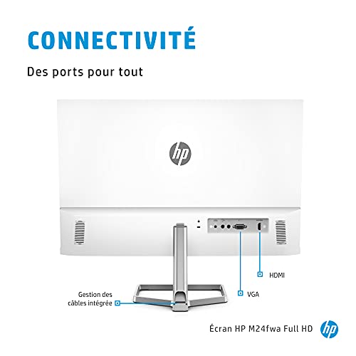 HP M22f FHD Monitor écran plat de PC 54,6 cm (21.5") 1920 x 1080 pixels LCD Noir, Argent