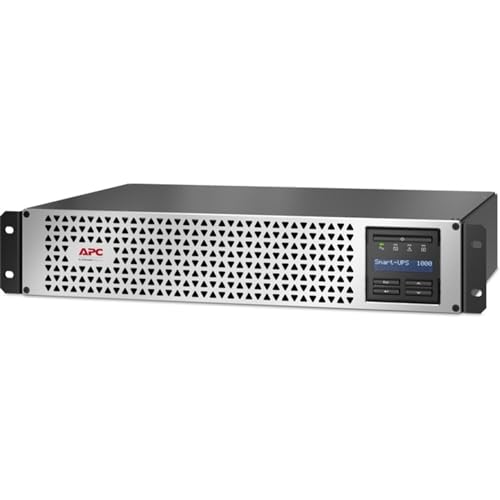 APC Smart-UPS Li-Ion 1000VA Short Depth with SmartConnect UPS Rack AC 230V 800Watt 1000VA 1-phase RS-232 USB oc 6 2U Black