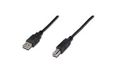 Digitus AK-300102-018-S câble USB 1,8 m USB A USB B Noir