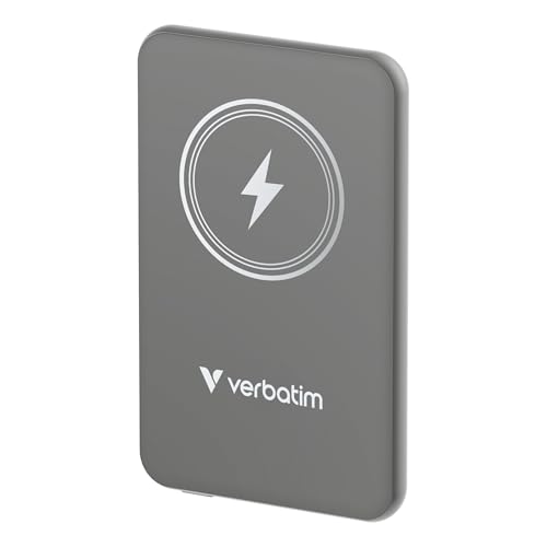 VERBATIM CHARGE N GO MAGNETIC WIRELESS POWER BANK 10000 BLUE WCF (P)