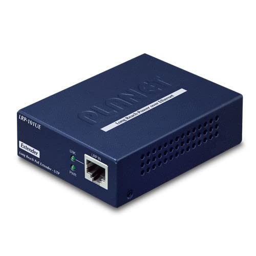PLANET LRP-101U-KIT prolongateur réseau Émetteur et récepteur réseau Bleu 10, 100 Mbit/s