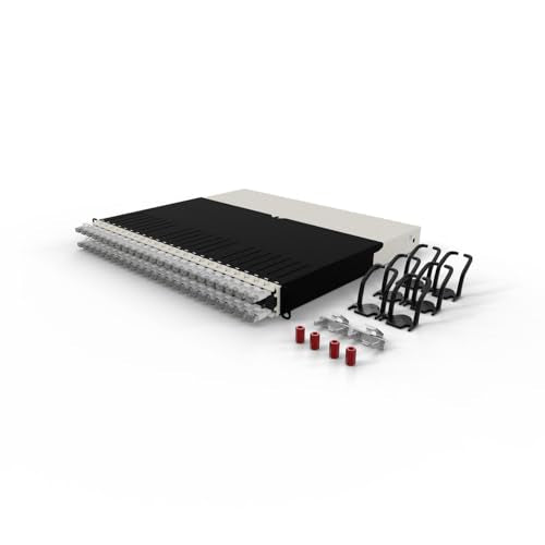 PATCHBOX ONE 24x CAT6A STP BLANC 0,8 m 8U