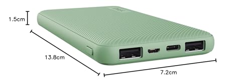TRUST Powerbank PRIMO 10.000 mAh ECO - Green