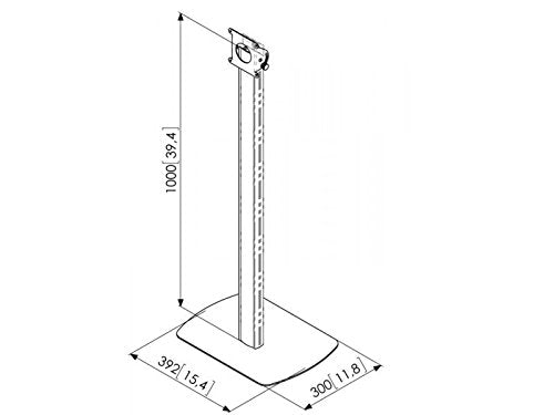 PTA 3101 TABLOCK FLOOR STAND BLACK