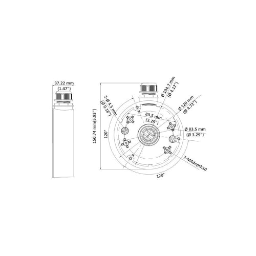 Hikvision DS-1280ZJ-DM46 Junction box