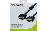 DACOMEX Cordon SVGA avec ferrites - 1,8 m