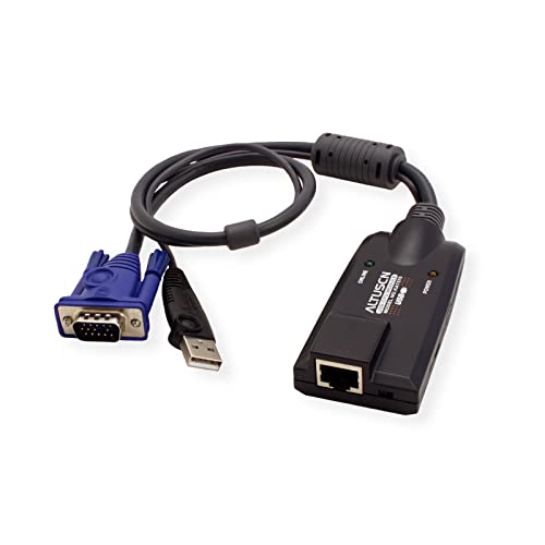 ATEN KA7570-AX câble kvm Noir, Bleu, Métallique