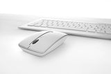 CHERRY Pack clavier & souris DW 8000 Sans fil Argent/Blanc
