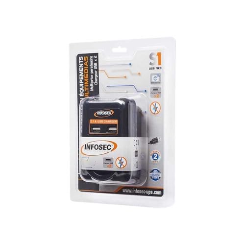 INFOSEC Prise S1 USB NEO parafoudre 1 prise