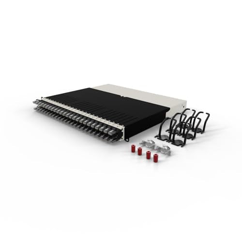 PATCHBOX ONE 24x CAT6A STP JAUNE 0,8 m 8U