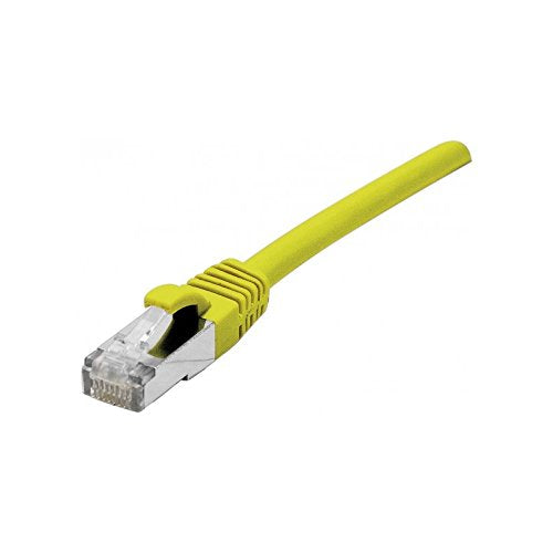 Cordon RJ45 catégorie 6A S/FTP LSOH snagless jaune - 2 m