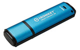 KINGSTON 128Go IronKey Vault Privacy 50 USB AES-256 Encrypted FIPS 197