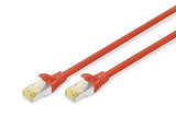 Digitus DK-1644-A-005/R câble de réseau Rouge 0,5 m Cat6a S/FTP (S-STP)