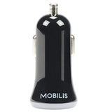 MOBILIS Adaptateur d alimentation pour voiture - USB-A - 2.1 - Noir