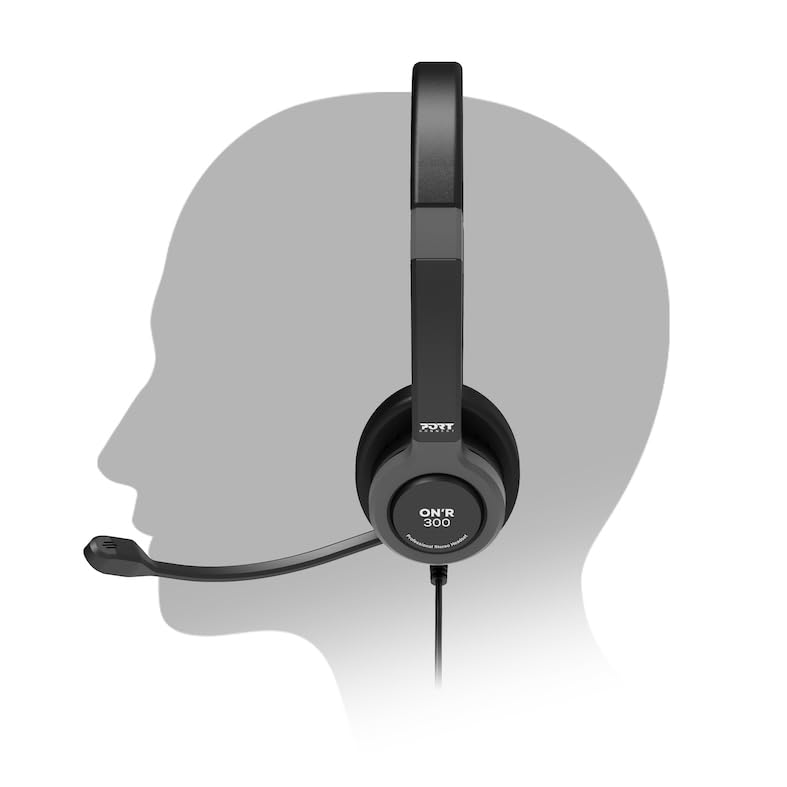 PORT DESIGNS Stereo Headset Active Office Usb Mic Office