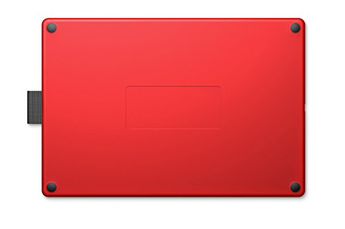 WACOM Tablette graphique One by Wacom à crayon - USB - Noir, Rouge