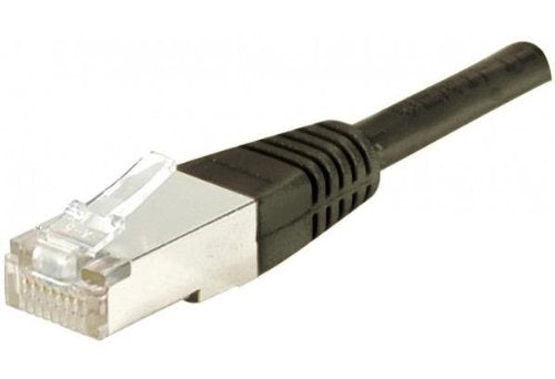 Cordon RJ45 catégorie 6 F/UTP noir CCA - 25 m