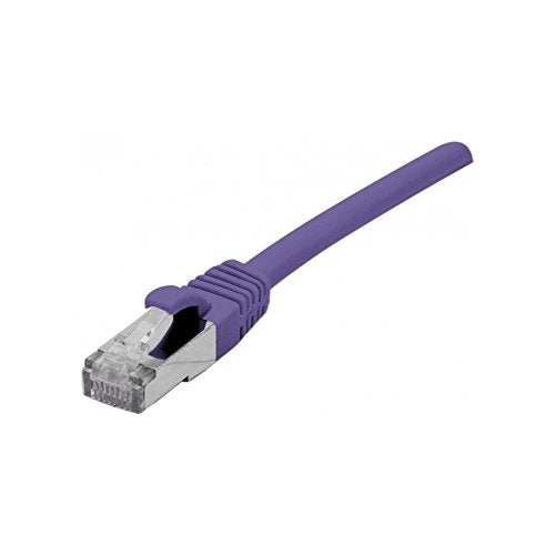 Cordon RJ45 catégorie 6A S/FTP LSOH snagless violet - 3 m