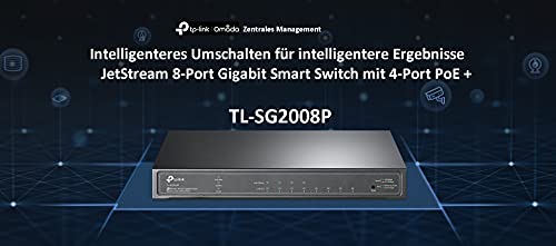 JetStream 8-Port Gigabit Smart Switch