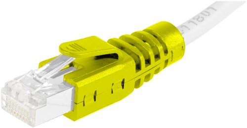 Manchon RJ45 jaune clipsable diamètre 6 mm (sachet de 10 pcs)