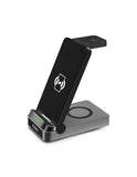 URBAN FACTORY Powee Pro Charger 3 In 1 With Function Stand 22.5Watts - Smaetphone / Smartwatch / Headphones
