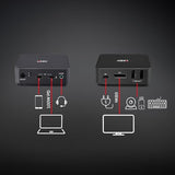 LINDY 2 Port Type C DisplayPort 1.2 KVM Switch