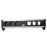 BACHMANN Bandeau modulaire DESK 1 3 prises + 3 emplacements