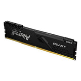 KINGSTON 128Go 3200MHz DDR4 CL16 DIMM Kit of 4 FURY Beast Black