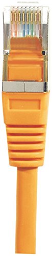 Cordon RJ45 catégorie 6 F/UTP orange - 50 m