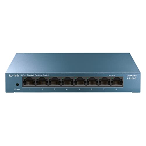 LS108G LiteWave 8-Port GB Desktop Switch