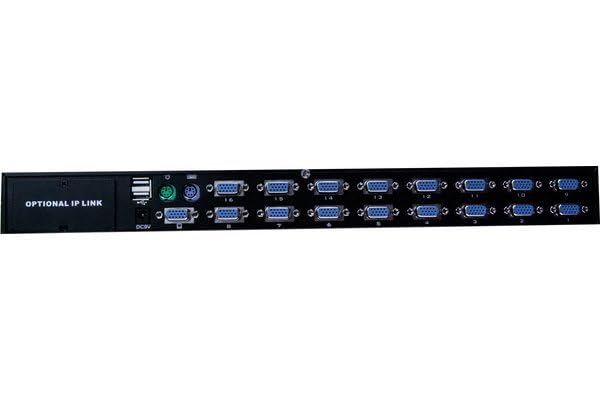 DEXLAN Switch KVM  Rackable 16 Ports VGA/PS2-USB