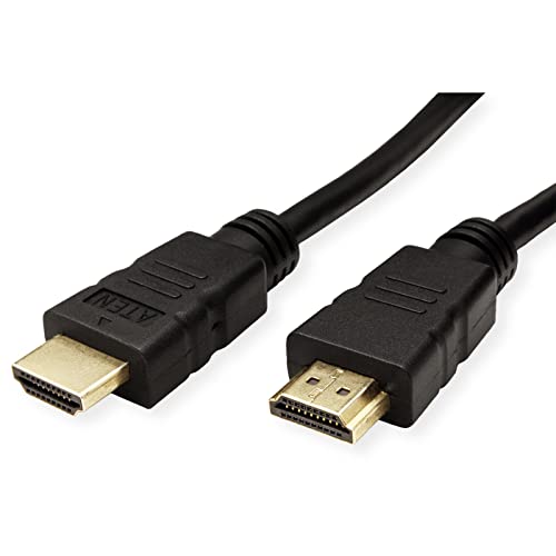 ATEN Câble HDMI True 4K haute vitesse 1 m avec Ethernet - 1 m - HDMI Type A (Standard) - HDMI Type A (Standard) - Compatibilité 3D - Noir