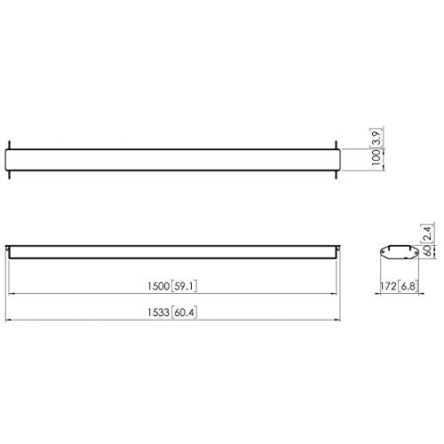 PFA 9130 Video wall base bar - 1500mm