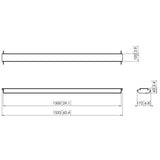 VOGEL S Barre jonction PFA9130 entre 2 PFT **20 / PFF **20 - 150 cm